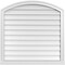 Ekena Millwork Arch Top Surface Mount PVC Gable Vent: Functional, w/ 2"W x 2"P Brickmould Sill Frame, 34"W x 34"H GVPAR34X3403SF - alternate 1